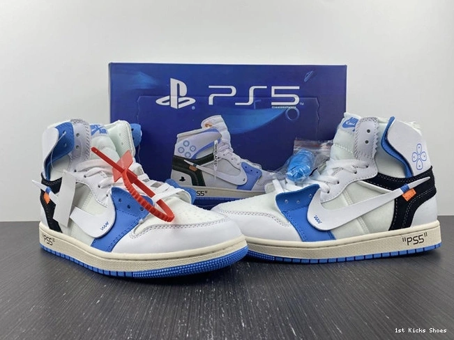 1st Kicks x Air 1 SunProtective Jordan 3583 OFF-WHITE AQ0818- 1025